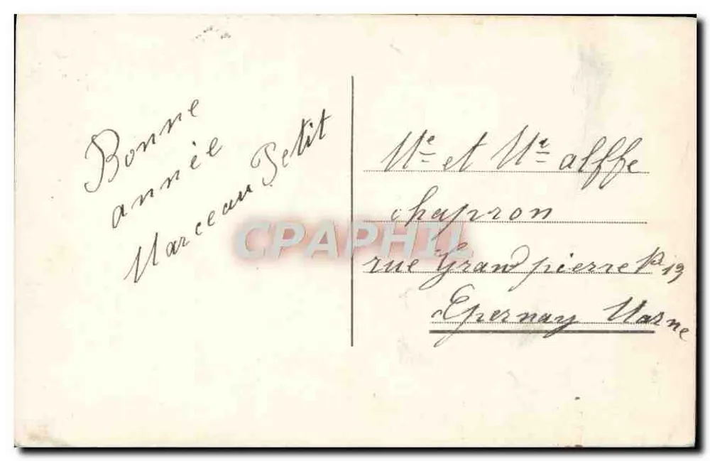 Menina com vestido rosa e cesta de flores — Foto S1/129 — República Francesa - Verso