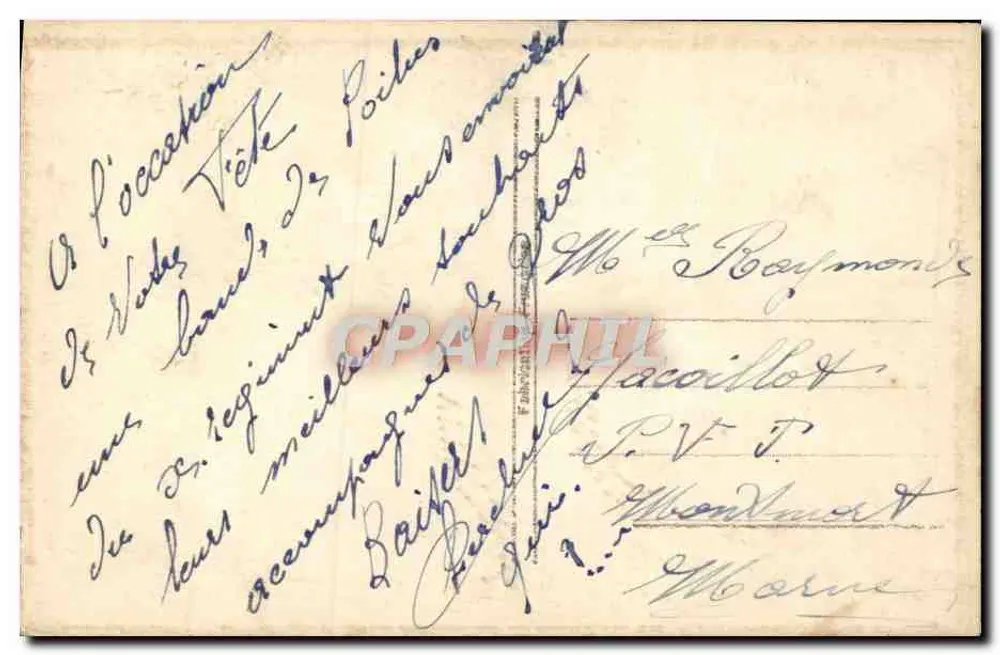 Junge Frau mit Rosenstrauß — Frohe Geburtstagsgrüße — Regina, Nr. 29 - Rückseite