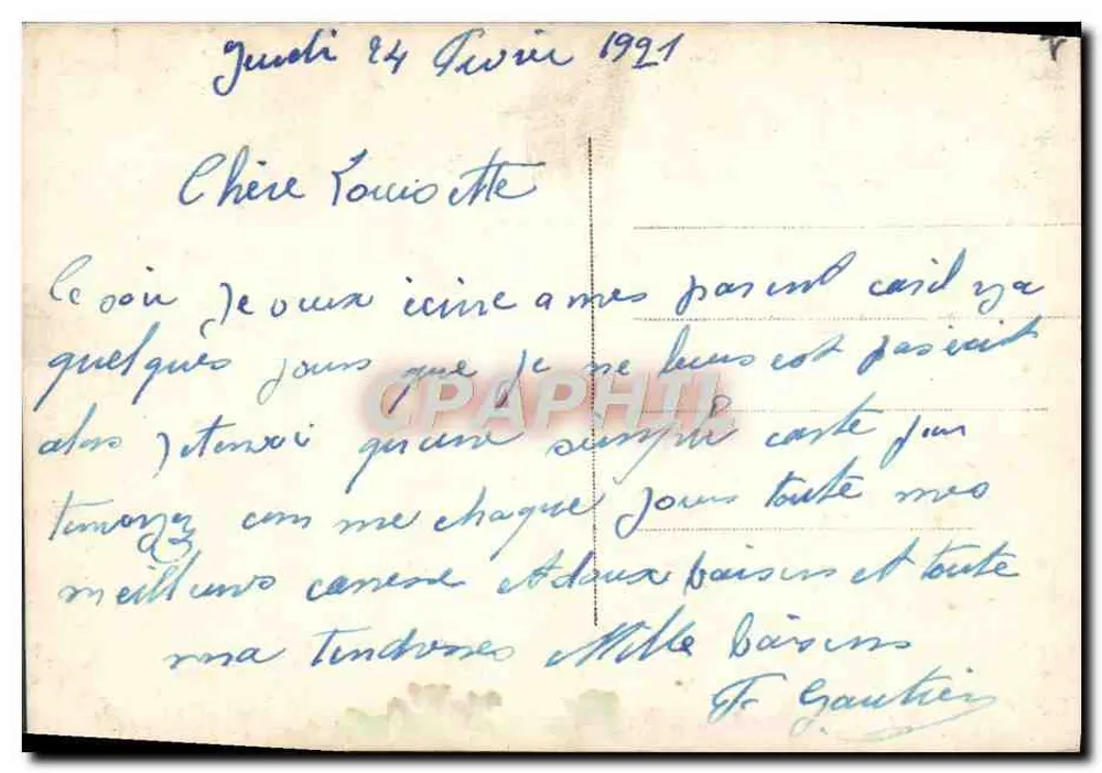 Liebe am Rand eines Fensters — romantische Szene — Suzy 797 - Rückseite