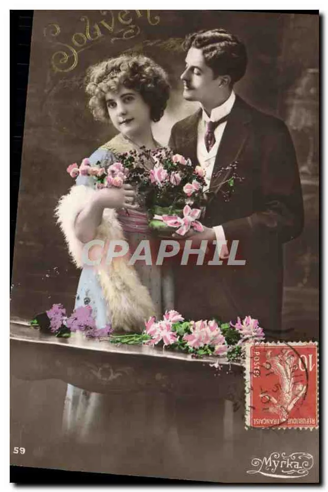 Paar in Abendkleidung — Solvér — Verlag Myrka, n°59 - Vorderseite