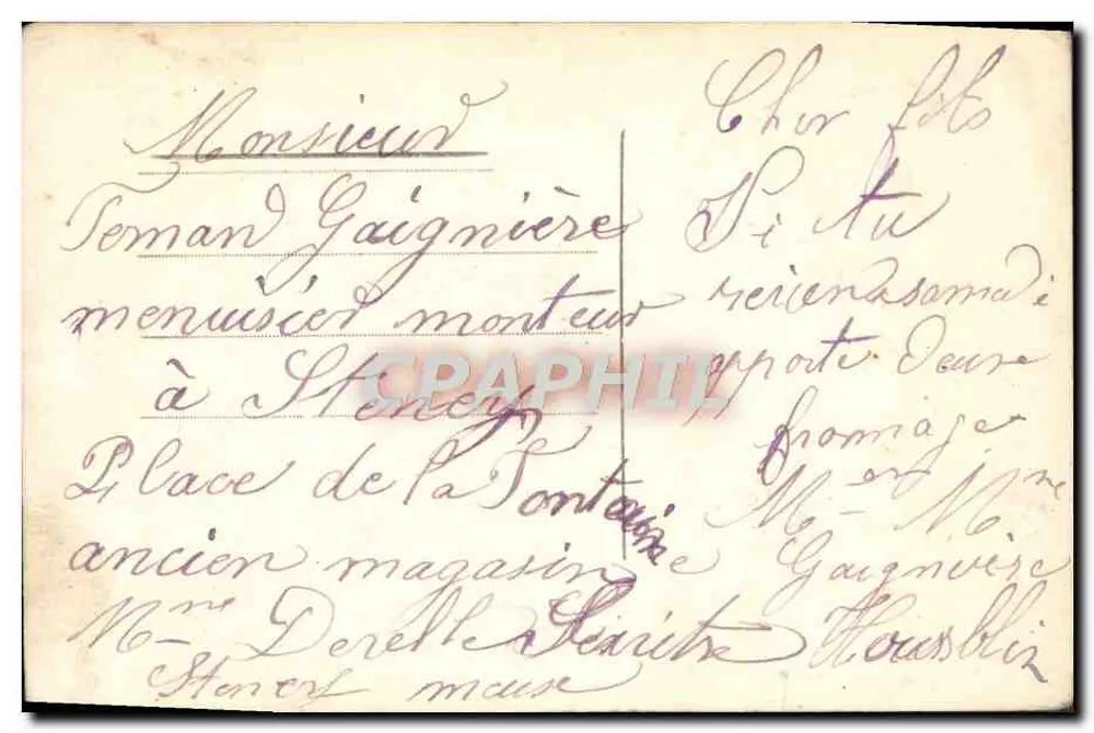 Couple en tenue de soirée — scène de tendresse — Éditeur Éruditire, n° 1087 - Rückseite