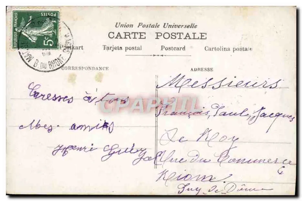 Kind im Seemannsanzug — mit Rosenstrauß — Verlag B.T.F. Nr. 522 - Rückseite