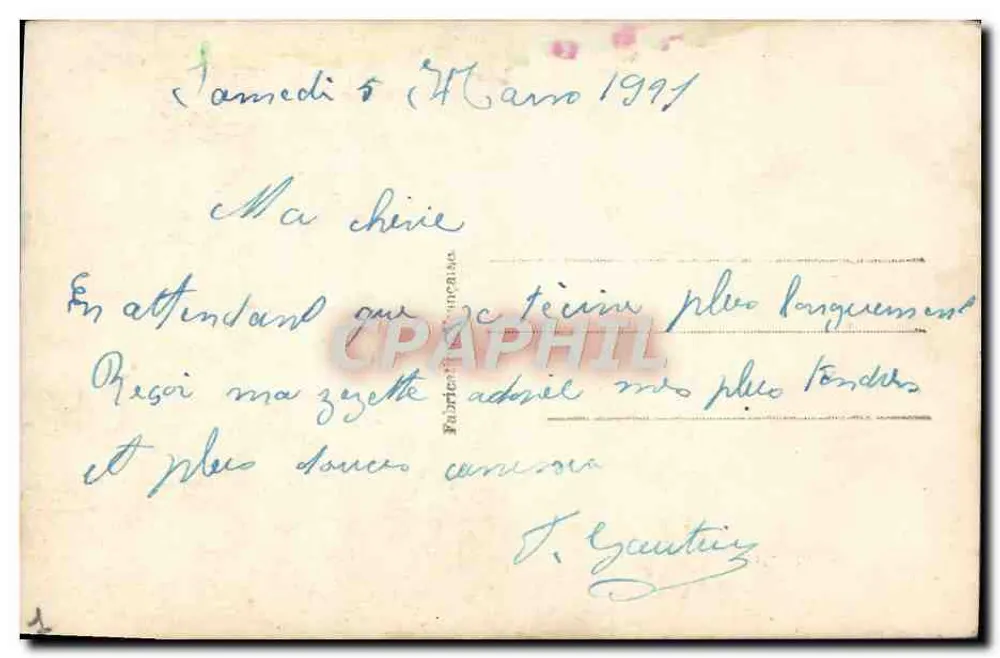 Paar mit Rosen — Suzy 219 — Éditeur Suzy - Rückseite