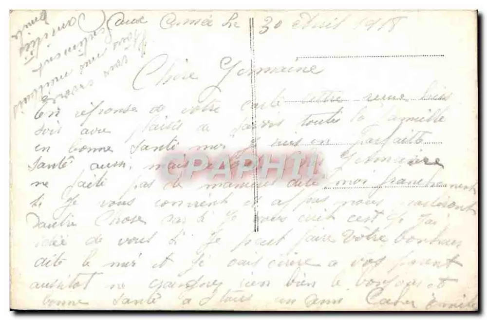 Paar mit Rosenbouquet — Novetta, Nr. 604 - Rückseite