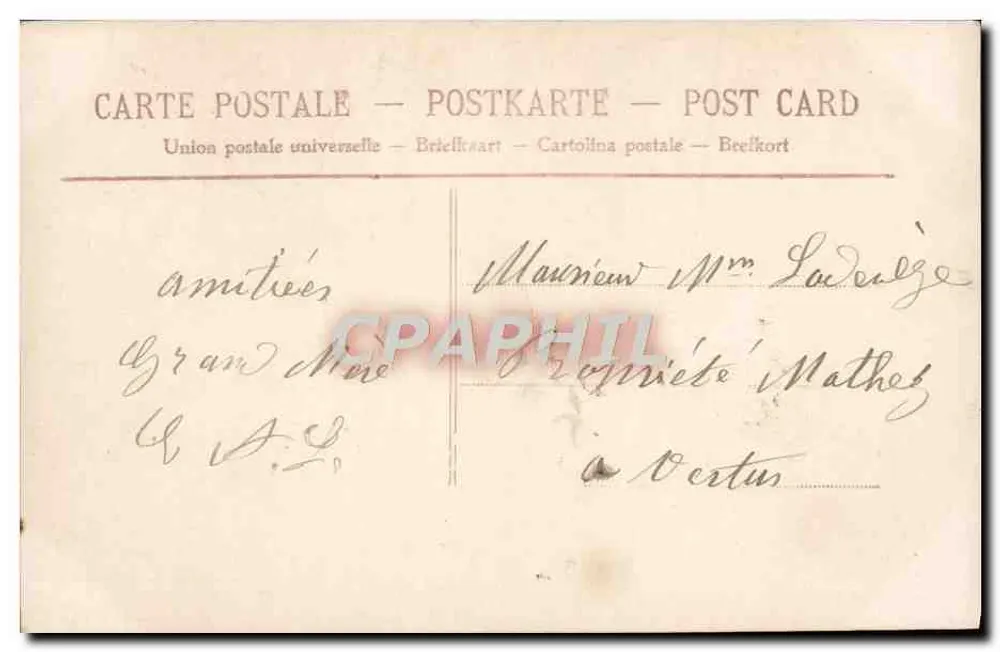 Frau in einem musterbedeckten Kleid mit einem Rosenstrauß in der Hand — Gute Jahre — anonymer Verleger, Nr. 492 - Rückseite