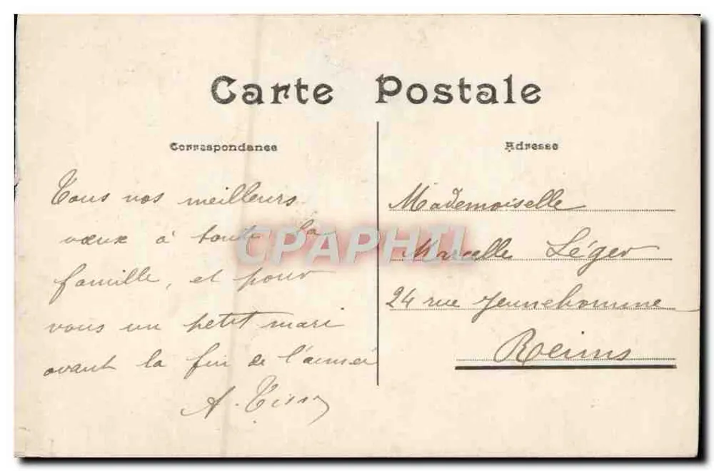 Frau in violettem und grünem Kleid — Freundschaft — Photo Réfrigérou - Rückseite