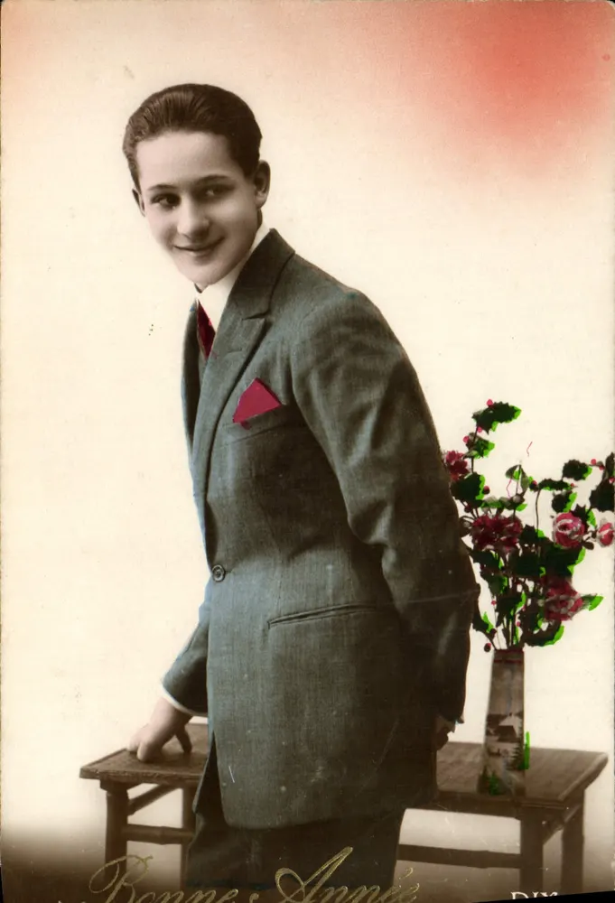 Junge Mann in Kleidung — Studio — Bonne Annie - Vorderseite