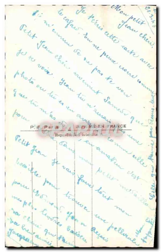 Liebespaar — Der Glanz der Liebe — Verlag P.F. n° 769 - Rückseite