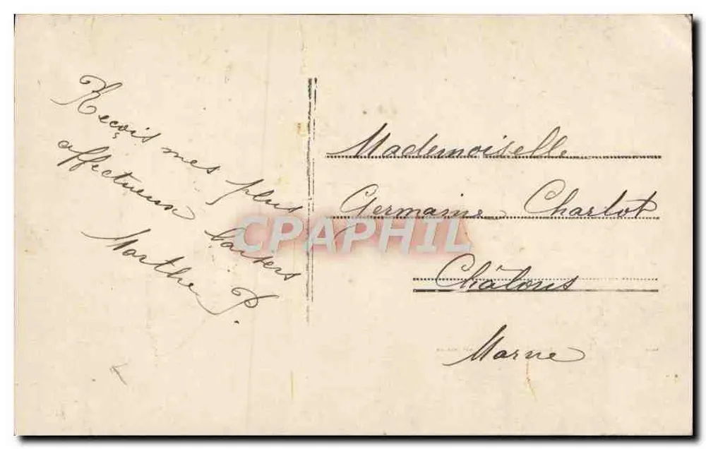 Criança oferecendo rosas — cartão postal decorado — editor desconhecido - Verso