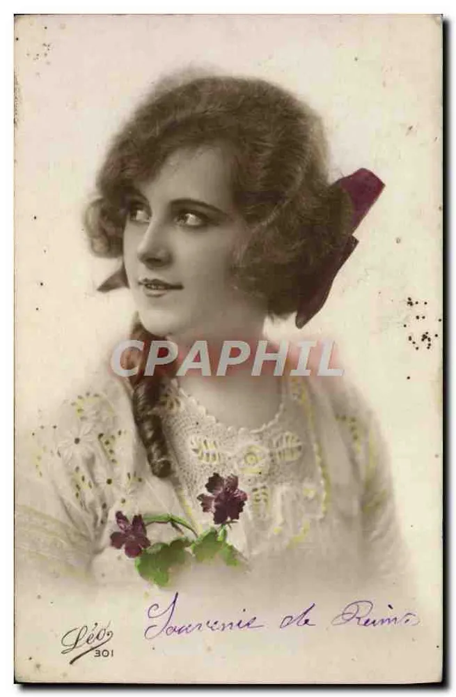 Junge Frau — Portrait — Léó, n° 301 - Vorderseite