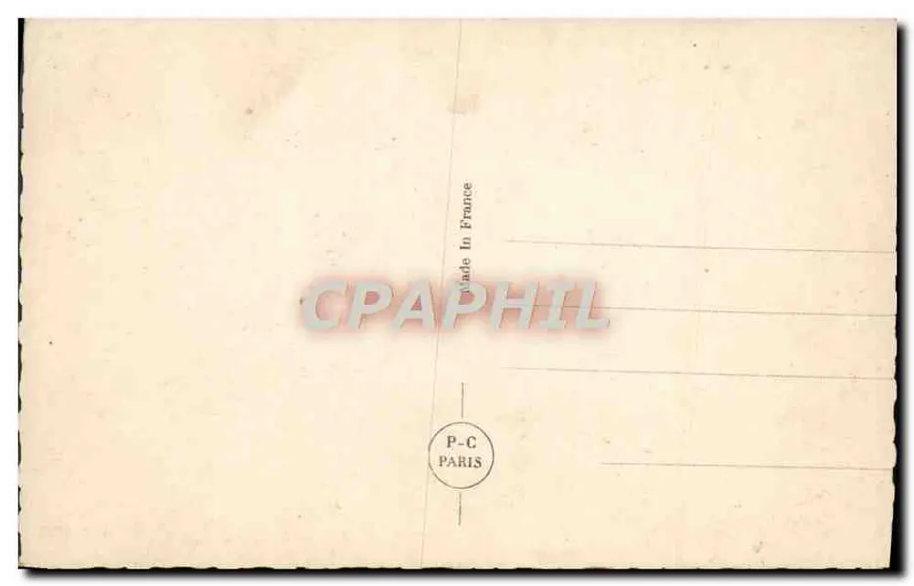 Lächelnde junge Frau — Portrait — P-C PARIS n° 4306 - Rückseite