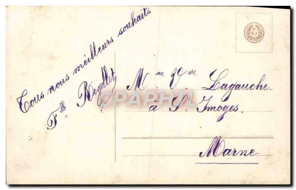 Junge Frau — Portrait — Verlag RAS, Nr. 4073/1 - Rückseite