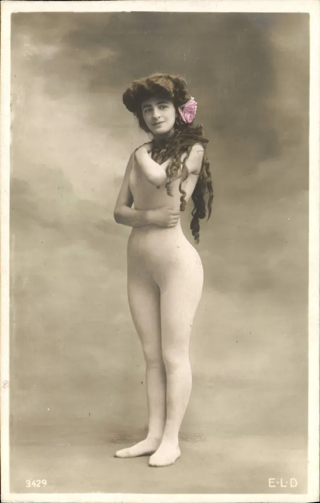 Nue — künstlerische Pose — E.L.D. n°3429 - Vorderseite