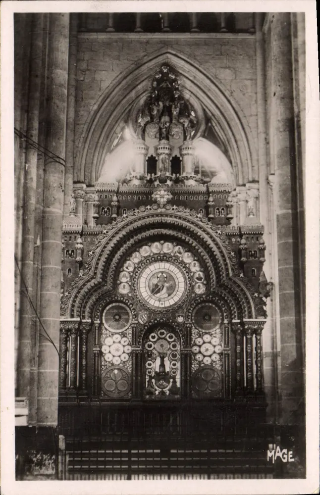 Die Kathedrale - Die Astronomische Uhr — Beauvais (Oise) — Photo Véritable, Verlag G. Réant - Vorderseite