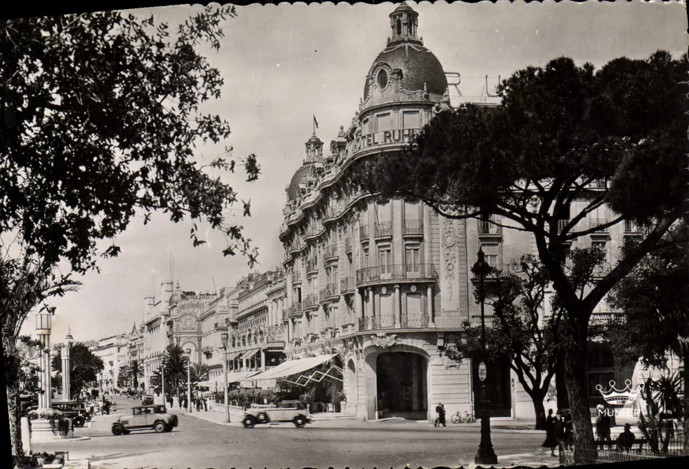 Nice - Das Hotel Ruhi und die Promenade des Anglais — Éditions d'Art Aunier, Nice - Vorderseite