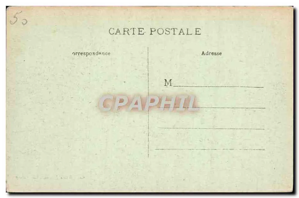 Cherbourg — Vista tirada do Roule — Editor não identificado, n° de série 27 - Verso