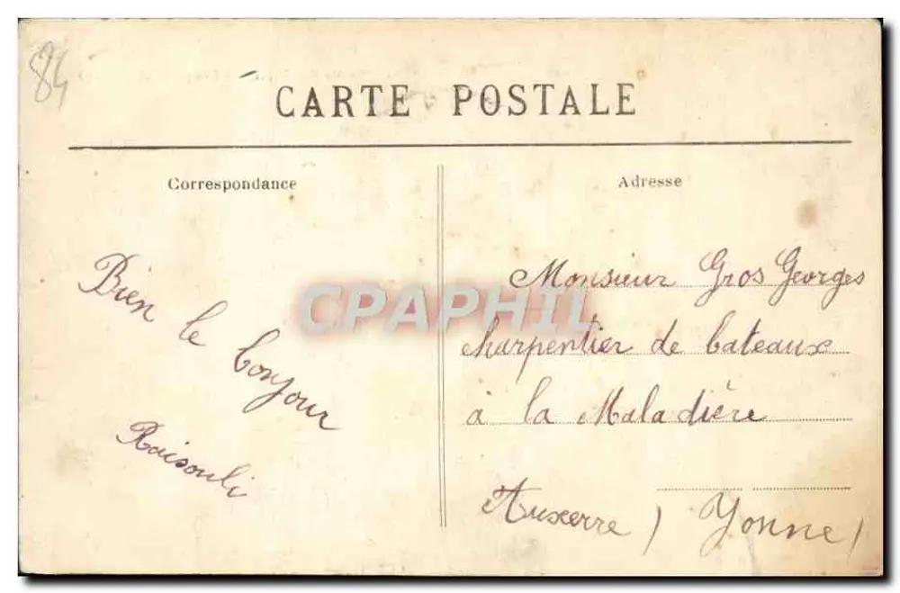 Avignon — Palast der Päpste, die Mauern und der Rhône — Verlag: G. H. G. (Nr. 91) - Rückseite