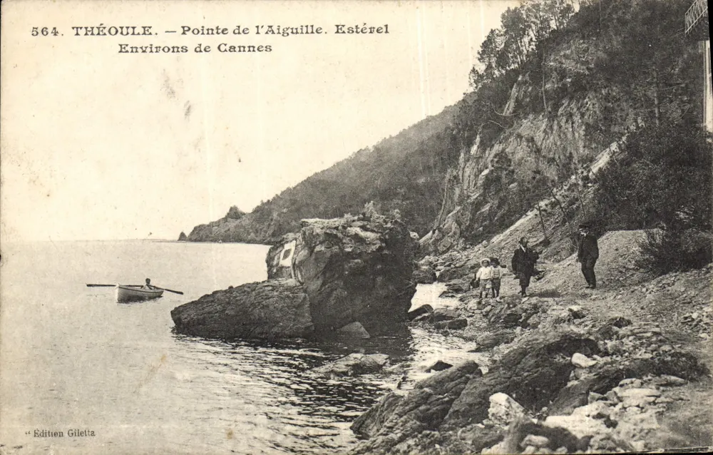 Théoule — Pointe de l'Aiguille. Estérel — Édition Giletta, n° 564 - Vorderseite