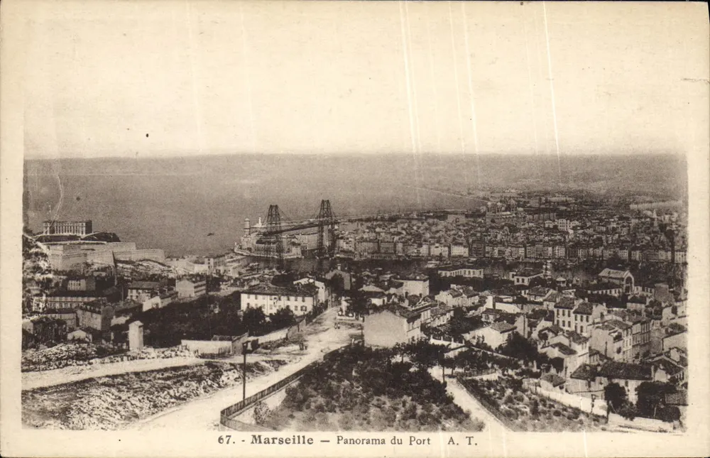Marseille — Panorama do Porto — A.T. n°67 - Frente
