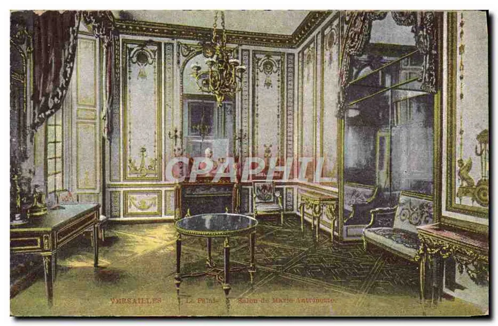 Versailles — Das Schloss: Salon von Marie-Antoinette — Sammlung des « Journal » - Vorderseite