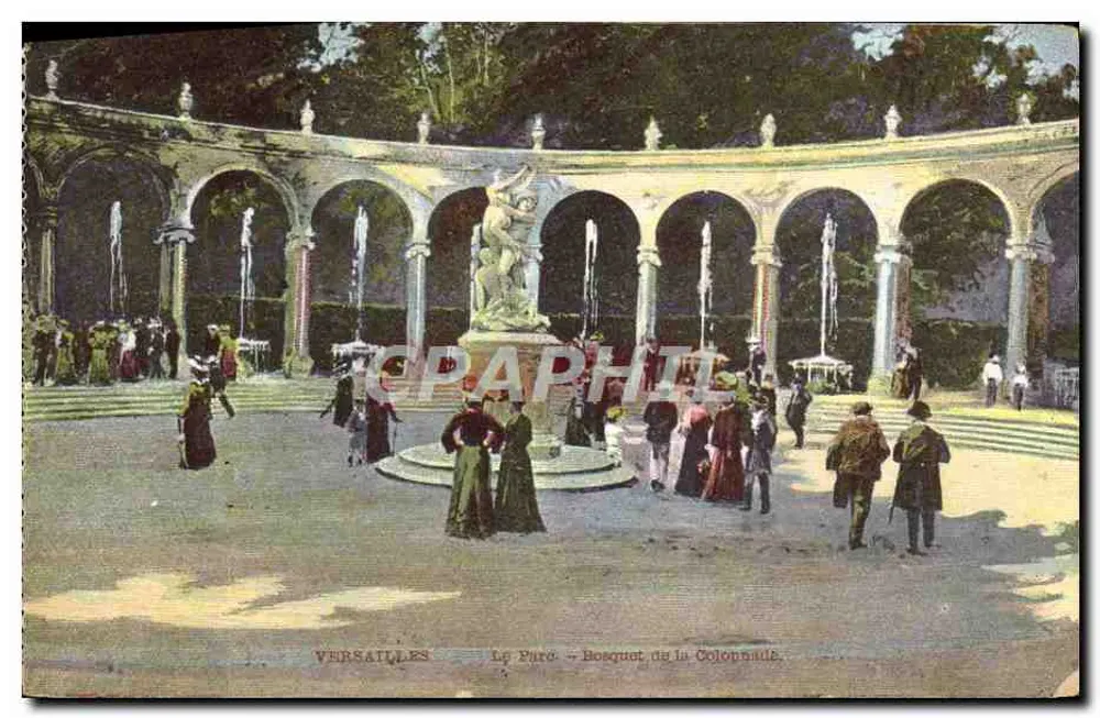Versailles — O Parque — Bosque da Colunata - Frente