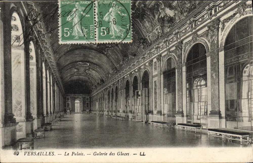 Versailles — Das Schloss — Galerie der Spiegel — LL - Vorderseite
