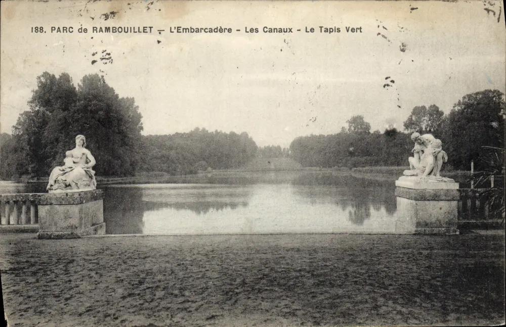 Parc de Rambouillet — Die Embarkation, Die Kanäle, Der Grün Teppich — n°188 - Vorderseite