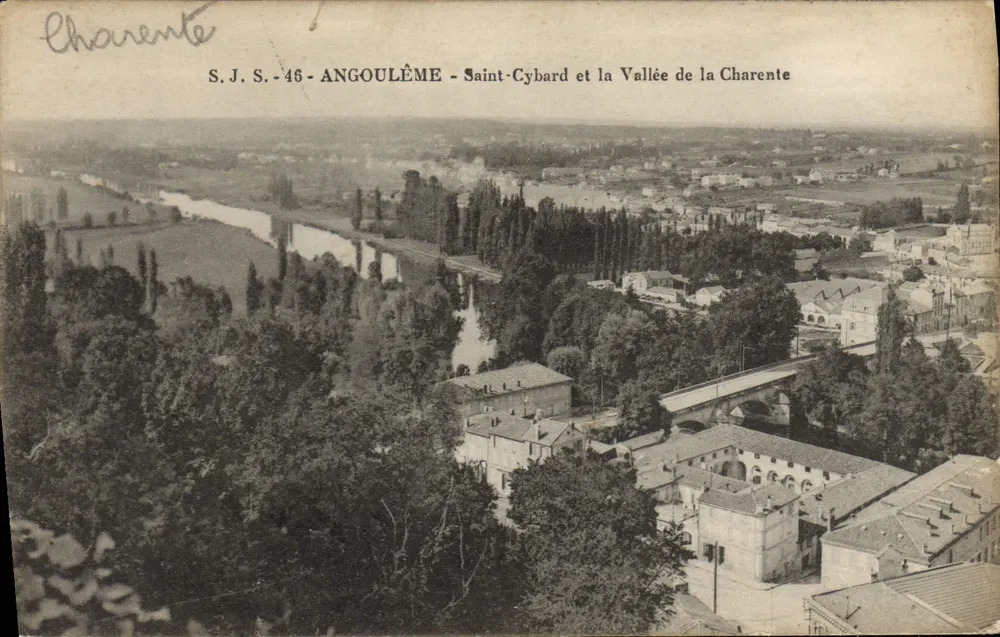 Saint-Cybard und das Tal der Charente — Angoulême — S.J.S.-46 - Vorderseite