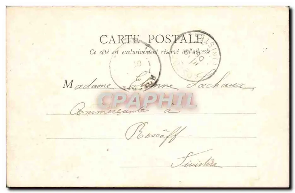 Place Darcy - Porte Guillaume — Dijon — B. F., Paris - Verso