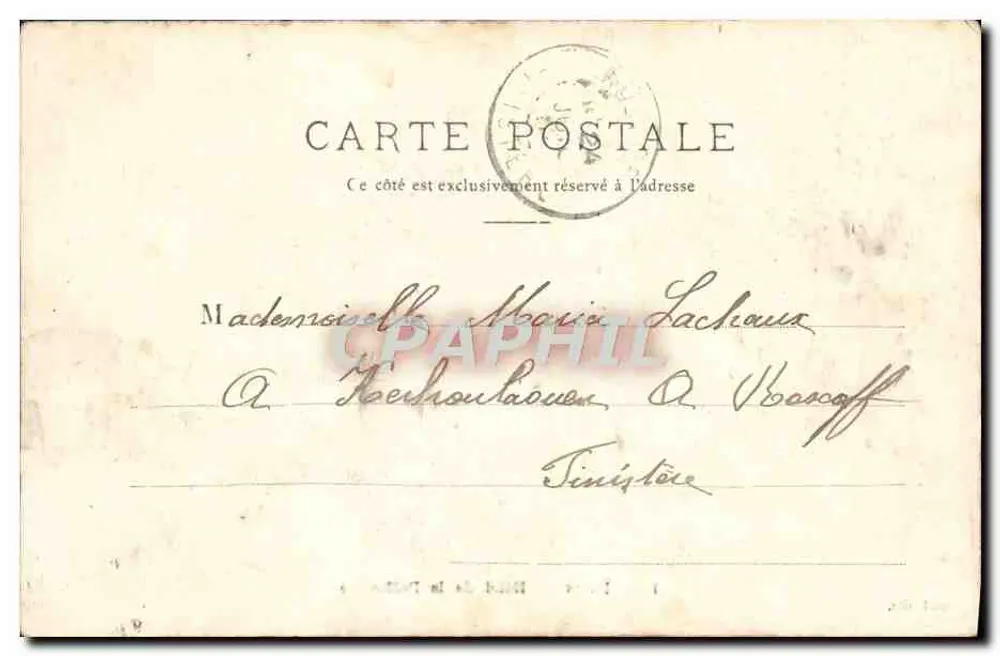 Dijon — Hotel da Prefeitura — J. G. édit. - Verso