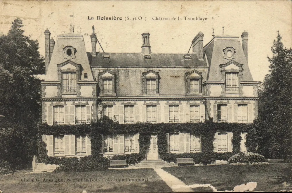Castelo de La Tremblaye — La Boissière (S.-et-O.) — Coleção Pommard - Frente