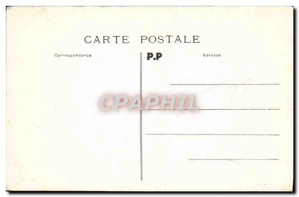 Nogent-le-Rotrou — Innenansicht der Kirche Saint-Hilaire — Edit. Jules Renoult n°372 - Rückseite