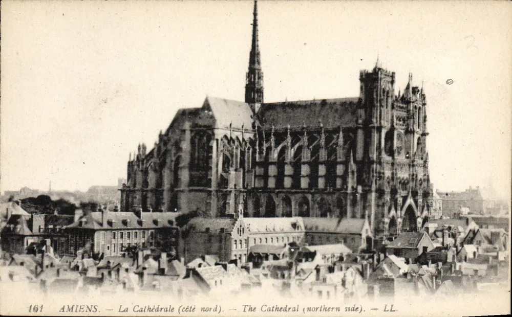 Amiens — A Catedral (lado norte) — LL, n° 161 - Frente