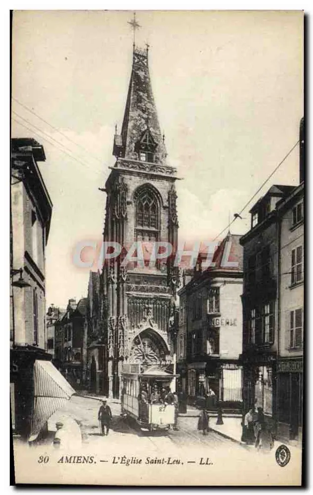 Amiens — A Igreja de São Leu — LL. — Editor LL. - Frente
