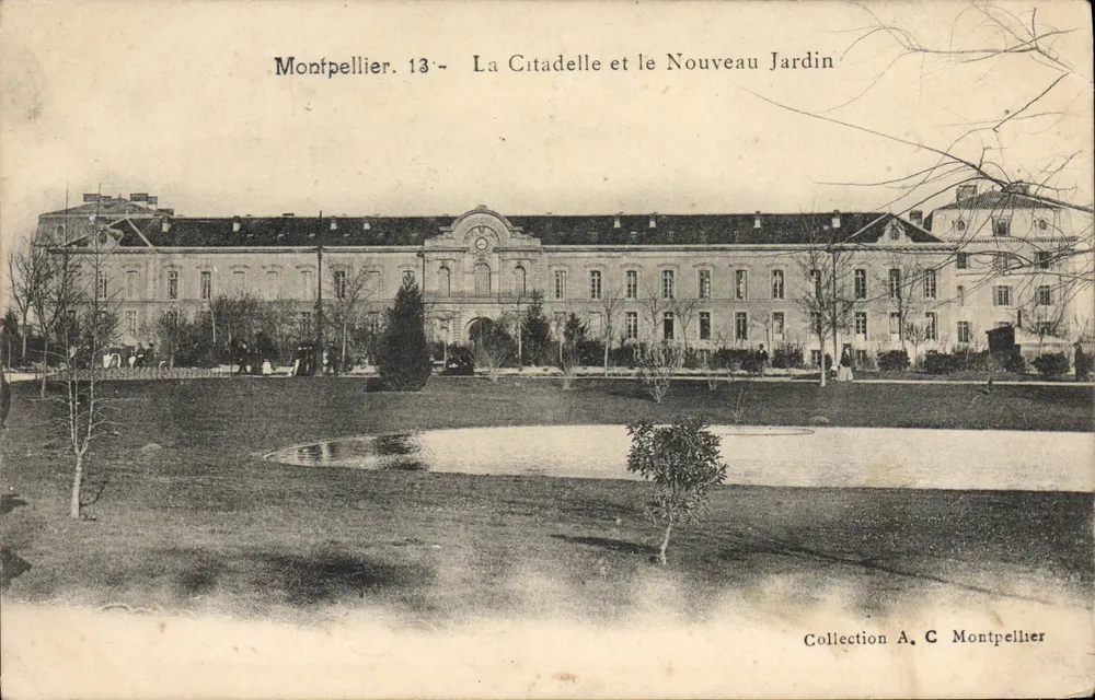 Montpellier - Die Citadel und der Neue Garten — Sammlung A.C. Montpellier - Vorderseite