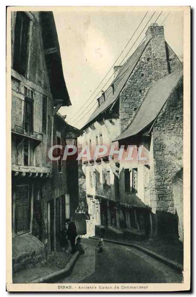 Dinan - Antiga Casa do Comandante — Edição M. Pambrun, Série 1 N° 14 - Frente