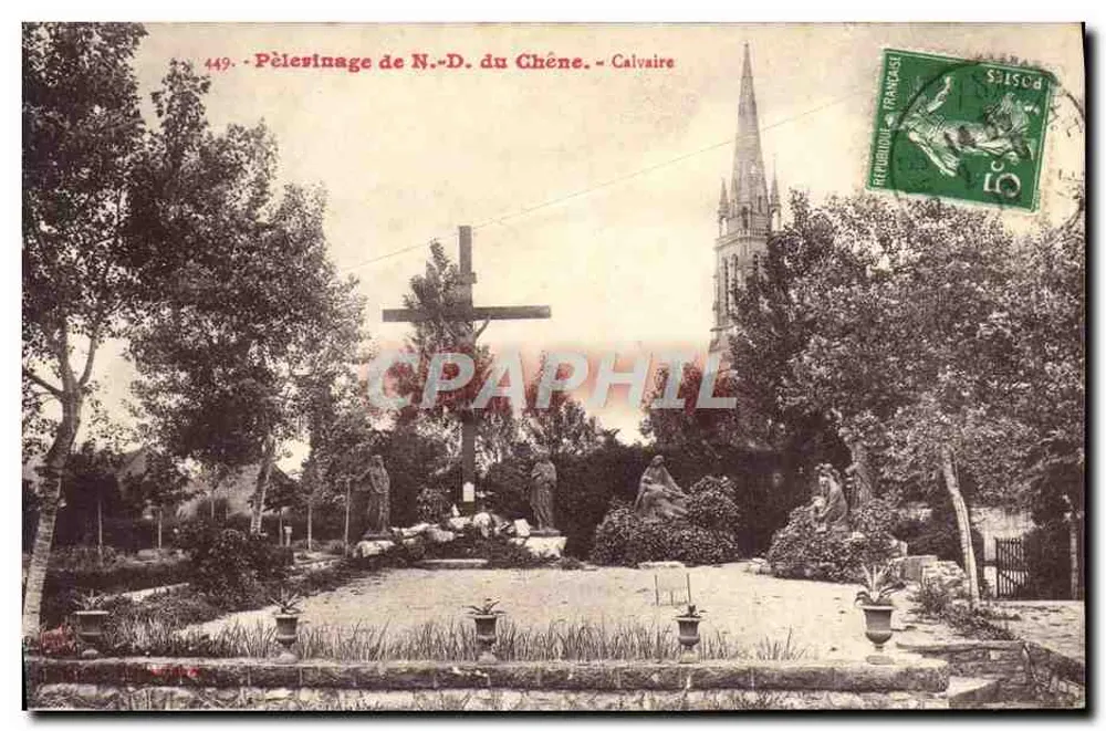 Pilgerung der N.-D. du Chêne - Calvarienberg — Unbekannter Verlag, Nr. 449 - Vorderseite