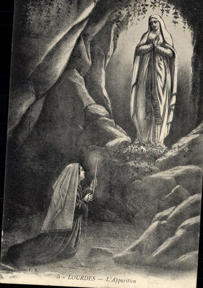 Lourdes — A Aparição — Edição F. X. - Frente