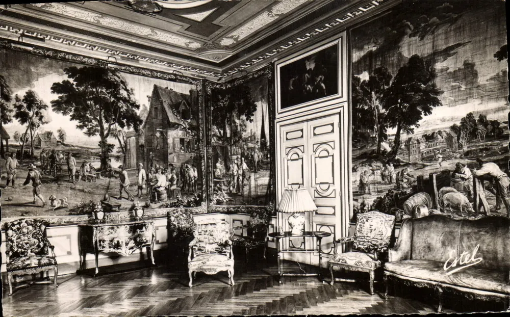 O Castelo de CHEVERNY — O Pequeno Salão — Edições Lavelle & Cie, n° 2494 - Frente