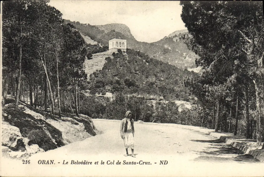 Oran - Ansicht des Belvédère und des Santa-Cruz-Passes — ND, n°216 - Vorderseite