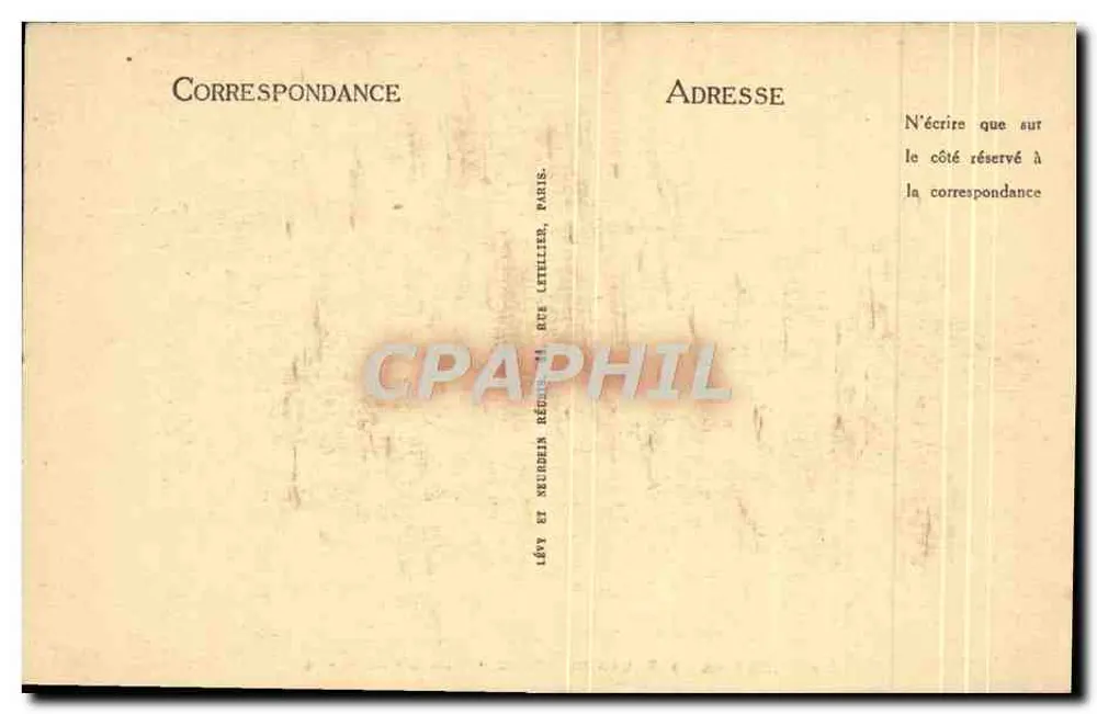 Friedhof von Kelaa du M'Dez — Übersicht — Verlag: Lévy et Neurbein, Paris - Rückseite