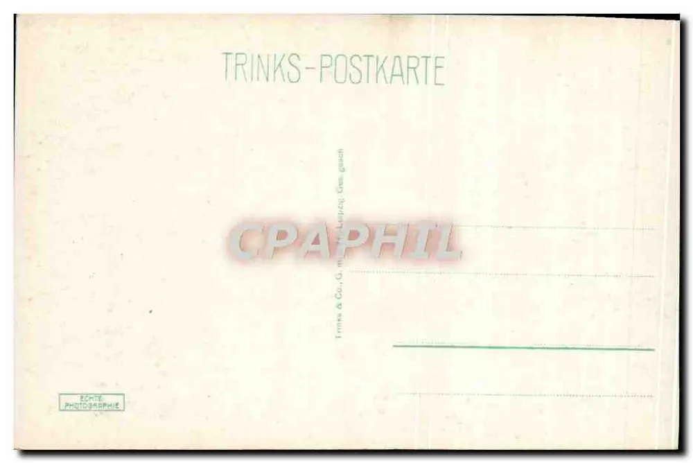 Coblence-sur-le-Rhin — vue de la Moselbrücke avec édifice religieux en arrière-plan — éditeur Trinks & Co. n°1 - Achterkant