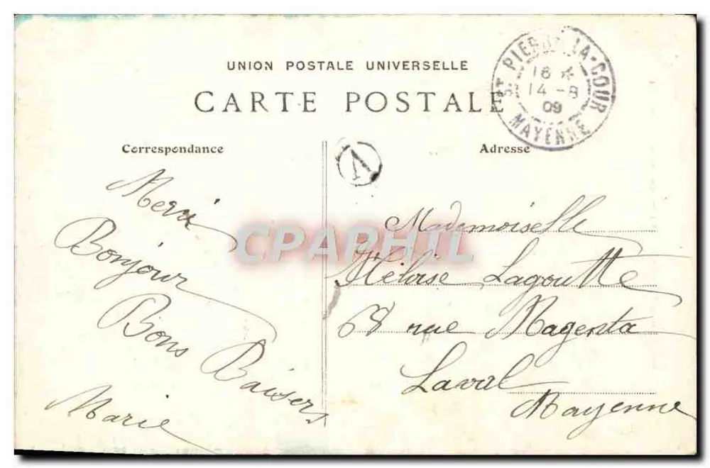 Montmartre — Die Basilika des Heiligen Herzens — G. C. A. Paris, n° 665 - Rückseite