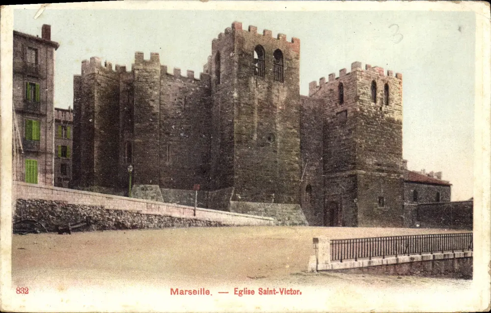 Marselha — Igreja de São Victor - Frente