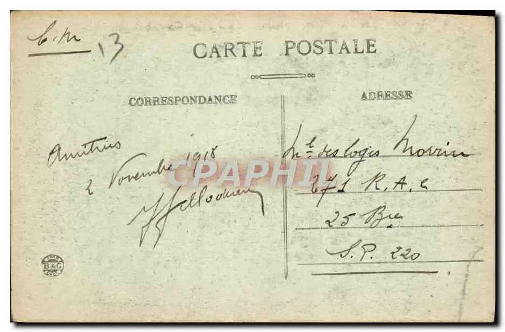 Marseille — Das Fort Saint Jean und die Kathedrale — BR - 1576 - Rückseite