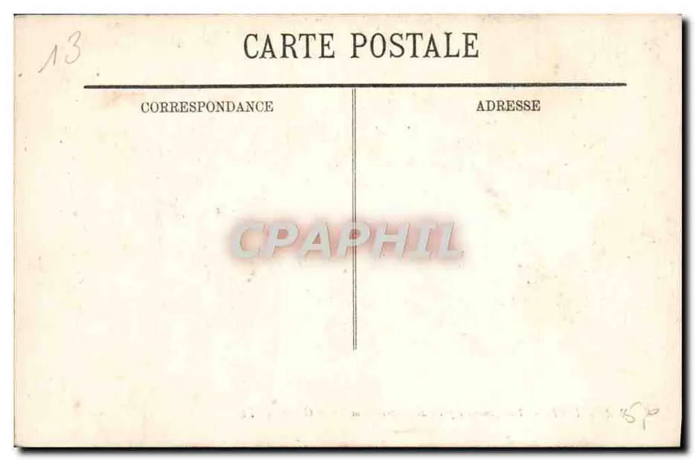 Marseille — Allgemeine Ansicht vom Notre-Dame-de-la-Garde — LL - Rückseite