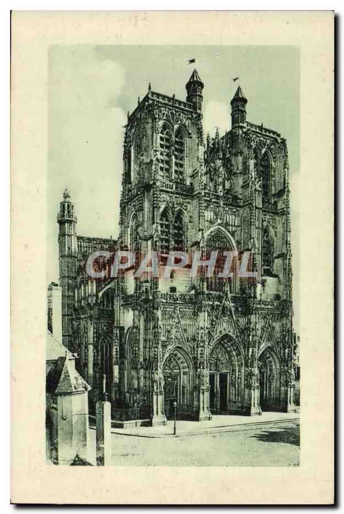 Abbeville — A Catedral — Imp. Letellier, Paris - Frente
