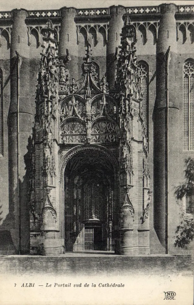 Albi — Der Südportal der Kathedrale — ND Phot. - Vorderseite