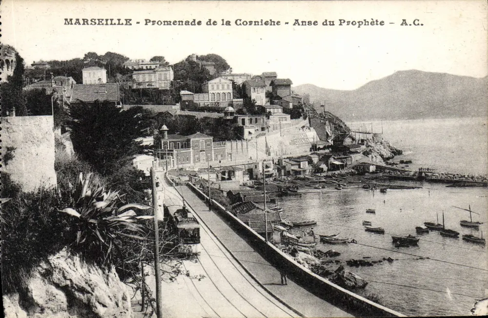 Marsiglia - Promenade de la Corniche - Anse du Prophète - A.C. - Recto