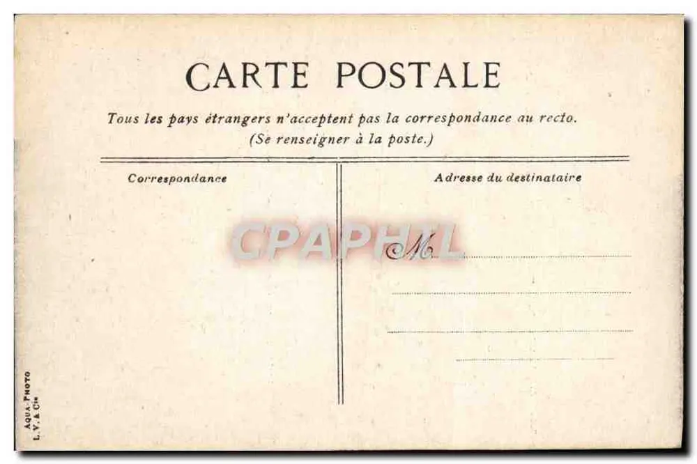 Umgebung von Arles — Ruinen der Abtei — Verlag L. V. & Cie - Rückseite